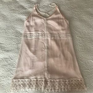 LUSH Soft Pink Sleeveless Dress, sz M